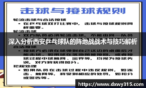 深入分析西安乒乓球队的阵地战战术与技巧解析